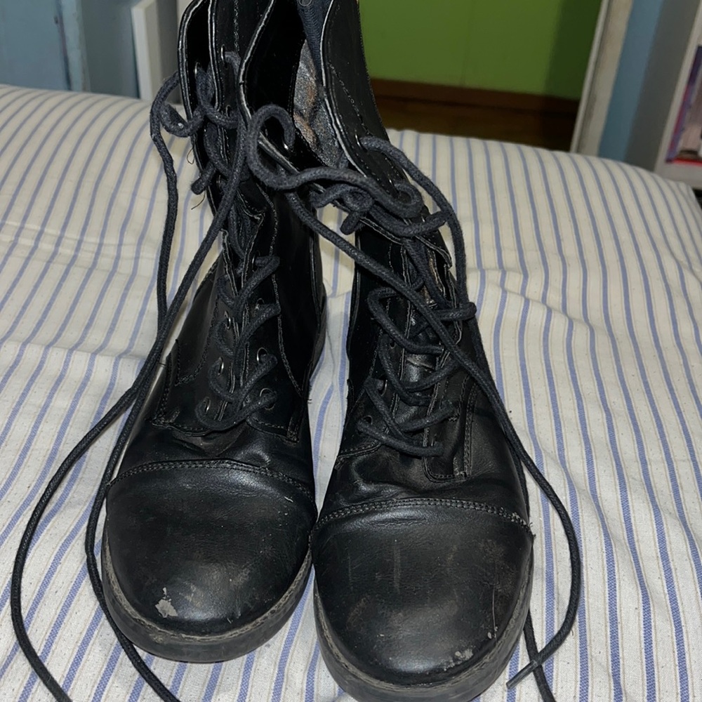 Black Combat Boots